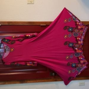 Reborn Fushia Pink Dress large